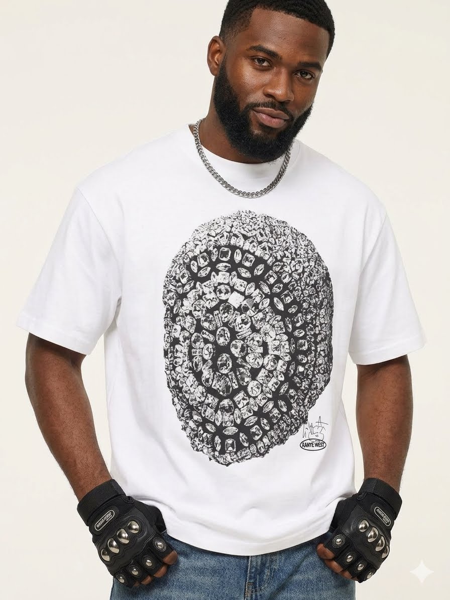 Men's Graphic Round Neck Short Sleeve T-Shirt